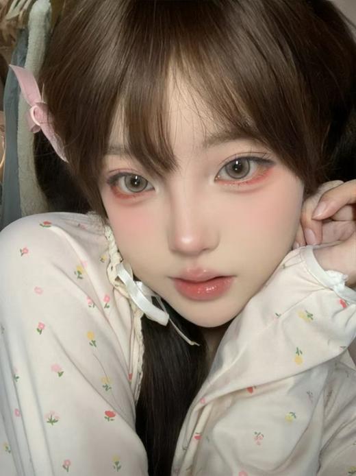 【半年抛中直径】Lulualice-驼米肉桂棕-14.2mm【半年抛 0-1000度 有525/575】 商品图2