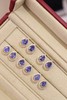 1.27ct刻面蓝宝石耳钉 商品缩略图3