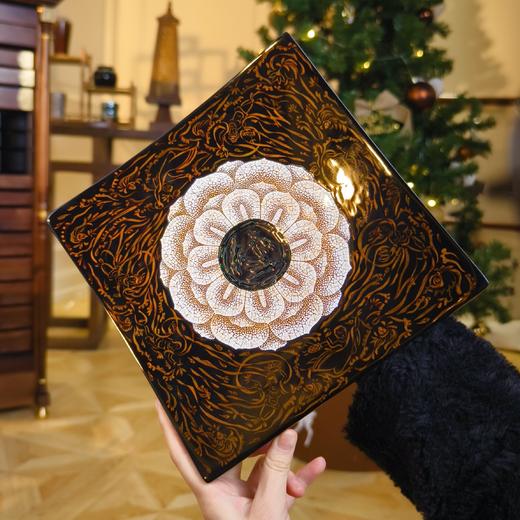 三希堂  流霞系列  敦煌大漆壶承 商品图1