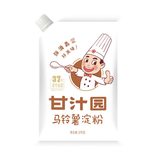 甘汁园 马铃薯淀粉275g*3袋 商品图0