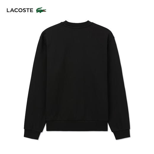 Lacoste法国鳄鱼男装新款纯色圆领休闲百搭舒适套头卫衣SH1645-98 商品图2