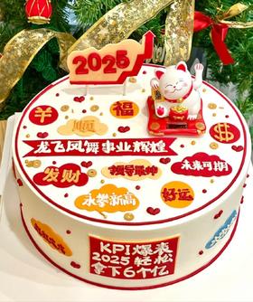 2025祝福语蛋糕