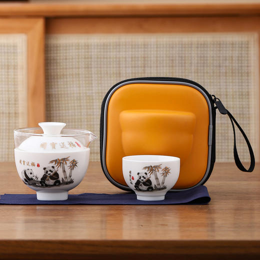 【一包收纳！方便简洁】旅行茶具套装整套户外便携式快客杯功夫茶具小套装公司礼品，便携设计 随身携带。ry 商品图9