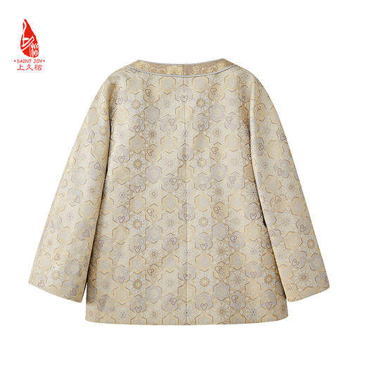 SAINTJOY/上久楷 女式宋锦外套 中式上衣 中国风 复古 如意葫芦龟背龙纹 CY1024207007 商品图1
