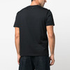 AMI 男士徽标刺绣棉质圆领短袖T恤 黑色 BFUTS001 724 001 商品缩略图2