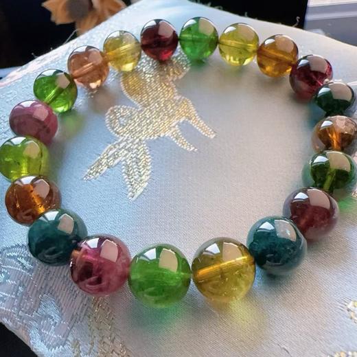 9mm-10mm单圈老矿碧玺手串 商品图2