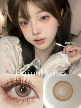 【半年抛中直径】Lulualice-驼米肉桂棕-14.2mm【半年抛 0-1000度 有525/575】