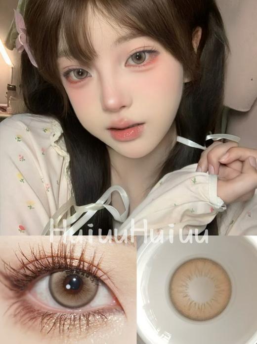 【半年抛中直径】Lulualice-驼米肉桂棕-14.2mm【半年抛 0-1000度 有525/575】 商品图0