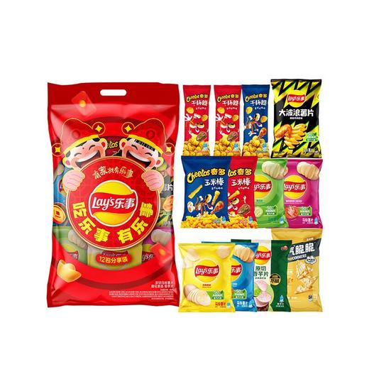 乐事薯片分享零食礼包499g/袋 商品图2