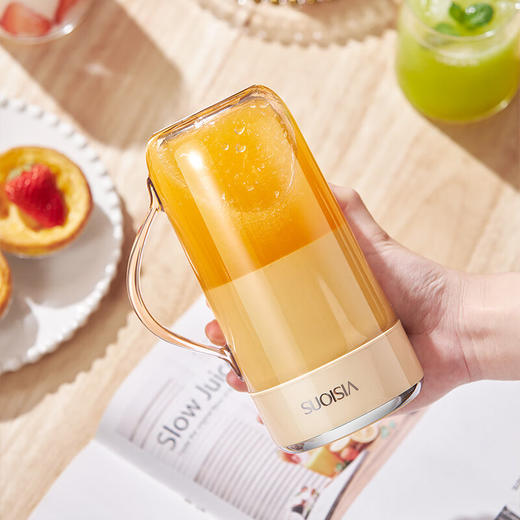 康宁榨汁机小型便携式水果电动榨汁杯果汁机迷你多功能炸果汁 活力随行果汁杯 商品图5