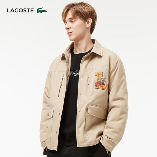 Lacoste福蛇新春系列男装新款潮流短款翻领棉服外套BH5342-98 商品图2