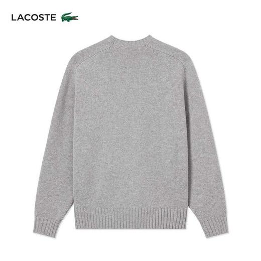 Lacoste【王一博同款】法国鳄鱼男装保暖圆领羊毛针织衫AH3145-10 商品图5