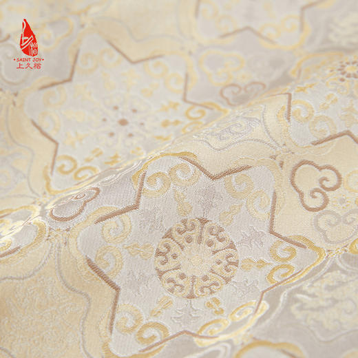 SAINTJOY/上久楷 女式宋锦外套 中式上衣 中国风 复古 如意葫芦龟背龙纹 CY1024207007 商品图5