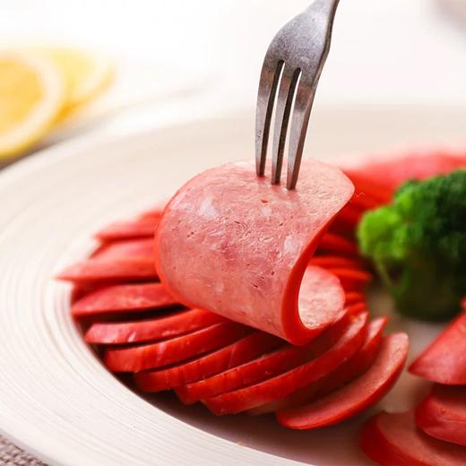 上海70年老字号【肉眼可见大块肉/淀粉含量≤10%-山林金标大块肉红肠】咸鲜适中，沪上800+门店💗新鲜猪肉制作！有嚼劲！肉质鲜嫩，有嚼劲，弹性好，营养丰富，香味浓郁❗ 商品图12