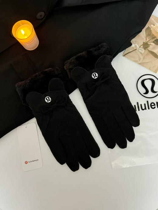 冬日出行“暖手神器”！lulu蝴蝶防风防水手套 指尖可触屏！ 商品图8