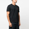AMI 男士徽标刺绣棉质圆领短袖T恤 黑色 BFUTS001 724 001 商品缩略图1