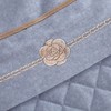 【轻奢高品质】全棉抗菌磨毛刺绣花漾床盖夹棉四件套 商品缩略图4