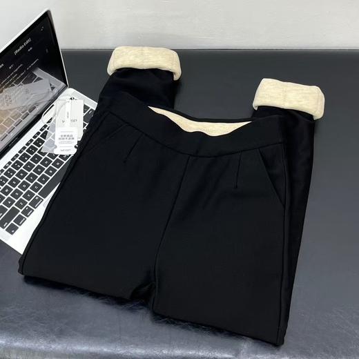 冬季必备显瘦外穿小黑裤700g变态厚三层加厚裤 商品图7