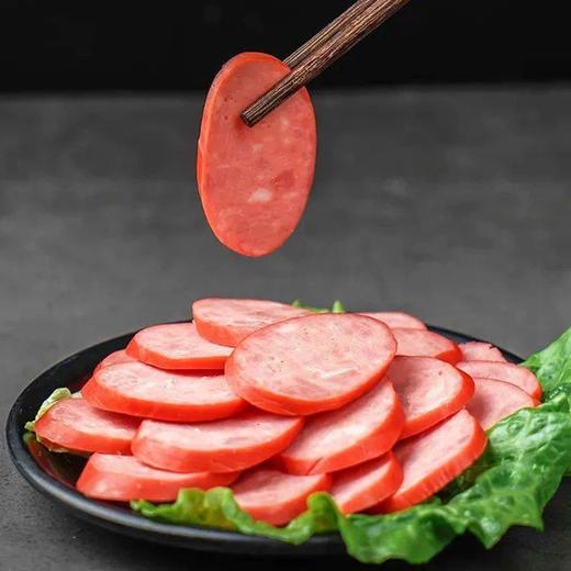 上海70年老字号【肉眼可见大块肉/淀粉含量≤10%-山林金标大块肉红肠】咸鲜适中，沪上800+门店💗新鲜猪肉制作！有嚼劲！肉质鲜嫩，有嚼劲，弹性好，营养丰富，香味浓郁❗ 商品图10