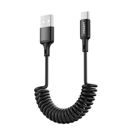 品胜 车载弹簧数据线C to C PD60W适用于苹果华为小米 C to L PD27W 伸缩USB转Type-c快充 1.2m数据线 商品图4