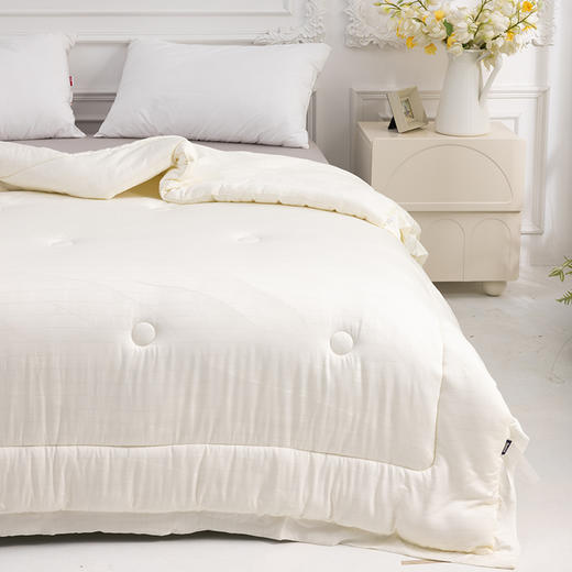 多喜爱 恬梦微醺蚕眠舒柔春秋被/冬被 桑蚕丝被 暖柔搭档蓬松和保暖手感柔软亲肤舒适吸湿透气性好 商品图6