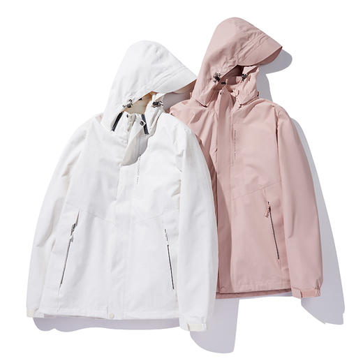 【酷然】冲锋衣女 冬季加绒加厚羊羔绒 内胆可双面穿 户外三合一可拆卸防水防风 商品图7