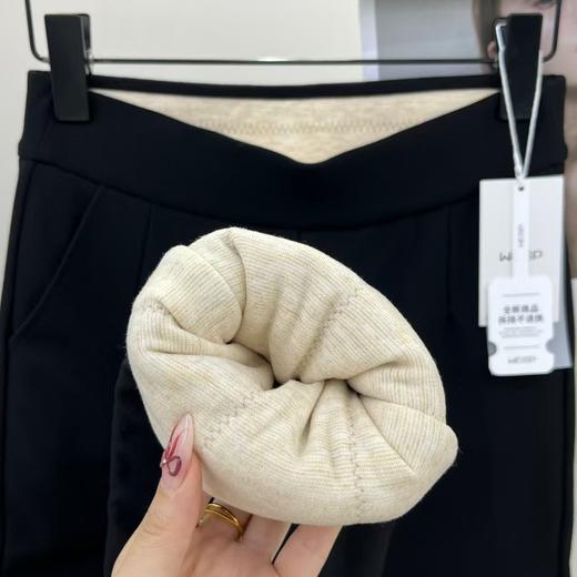 冬季必备显瘦外穿小黑裤700g变态厚三层加厚裤 商品图11