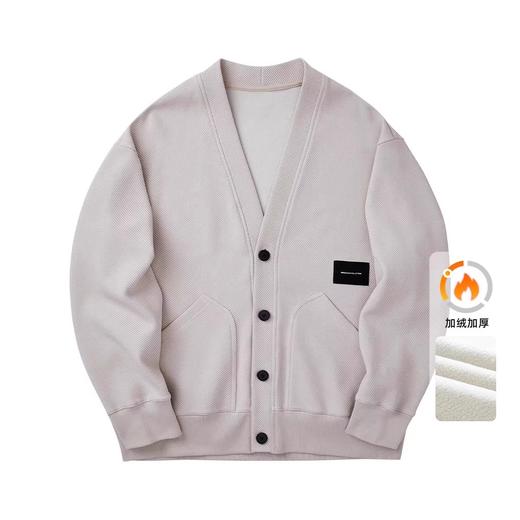 墨麦客男装 甄选350克斜纹 秋季新款休闲男士开衫卫衣宽松外套 商品图1