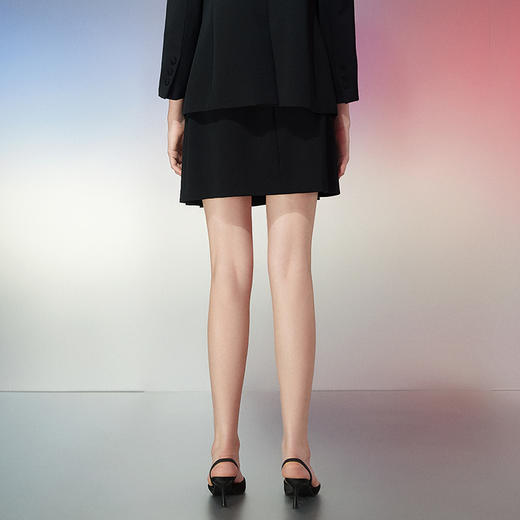 EITIE爱特爱春季新款高腰时尚显瘦短裙半身裙7706402 商品图4