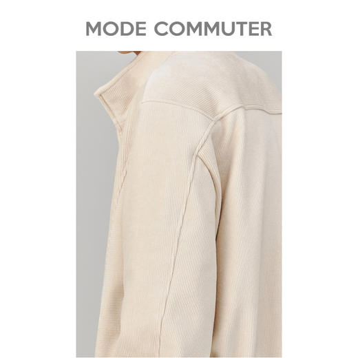 MC |MODE COMMUTER冬季立领下摆收口宽松保暖夹克外套男MCD121065I 商品图3
