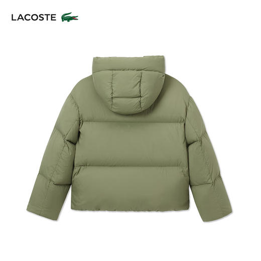 Lacoste法国鳄鱼女装新款纯色保暖连帽拉链鹅绒羽绒服外套BF0688-98 商品图9