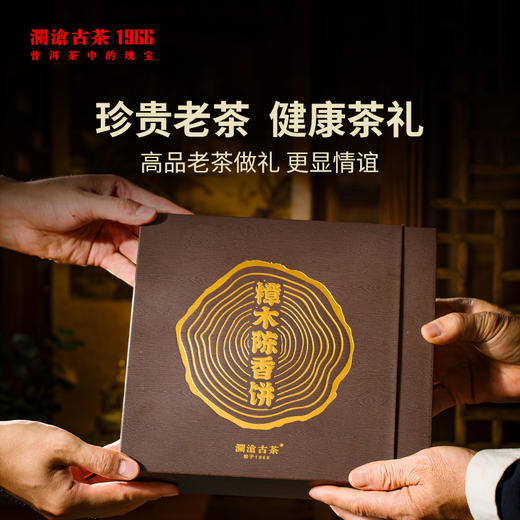 澜沧古茶8年樟木陈香老熟茶 商品图4