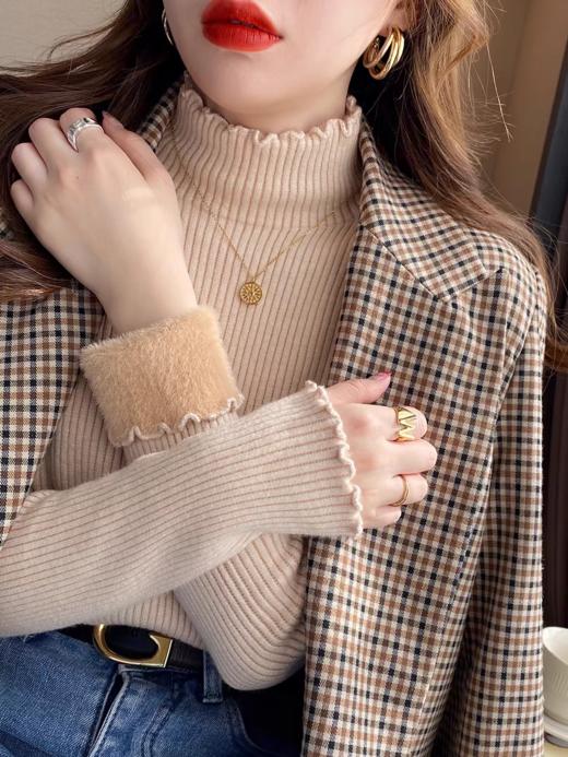 69！一件抵3件‼【半高领水貂毛一体绒毛衣】上的了东北边，下的了江南🔥过冬神器！ 商品图13