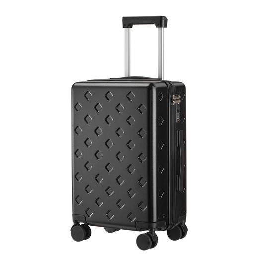 自然醒带杯架行李箱男女皮箱24旅行箱拉杆箱20登机箱耐摔密码箱YS8002 商品图8