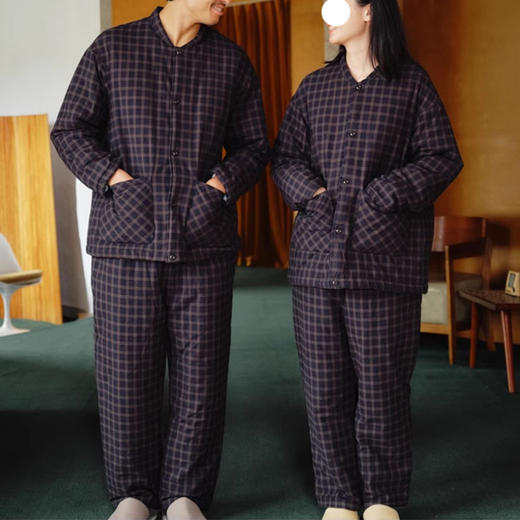 裁缝学苑QL07夹棉加厚情侣睡衣纸样家居服绗棉男女同款打版裁剪 商品图4