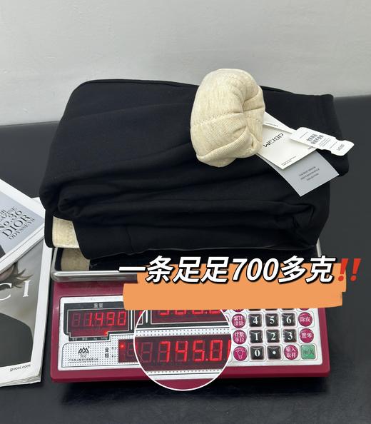 冬季必备显瘦外穿小黑裤700g变态厚三层加厚裤 商品图2