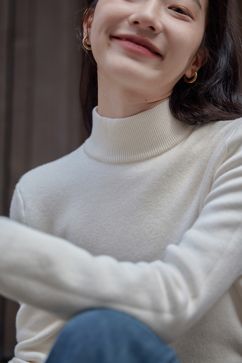 69！一件抵3件‼【半高领水貂毛一体绒毛衣】上的了东北边，下的了江南🔥过冬神器！