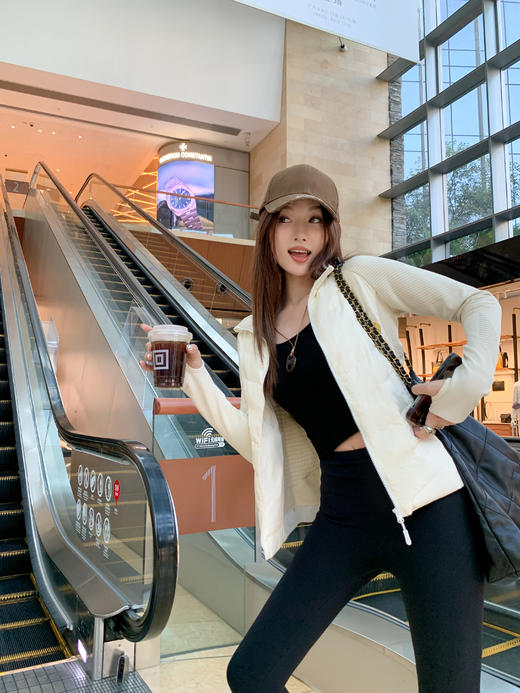 <曾小咸推荐>黑钻塑身!90白鹅绒轻薄羽绒服 日常369.99 立减70 秒杀299.99！！ 商品图6