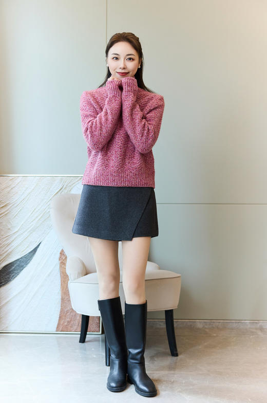 高知英伦不规则毛呢裙裤 商品图0