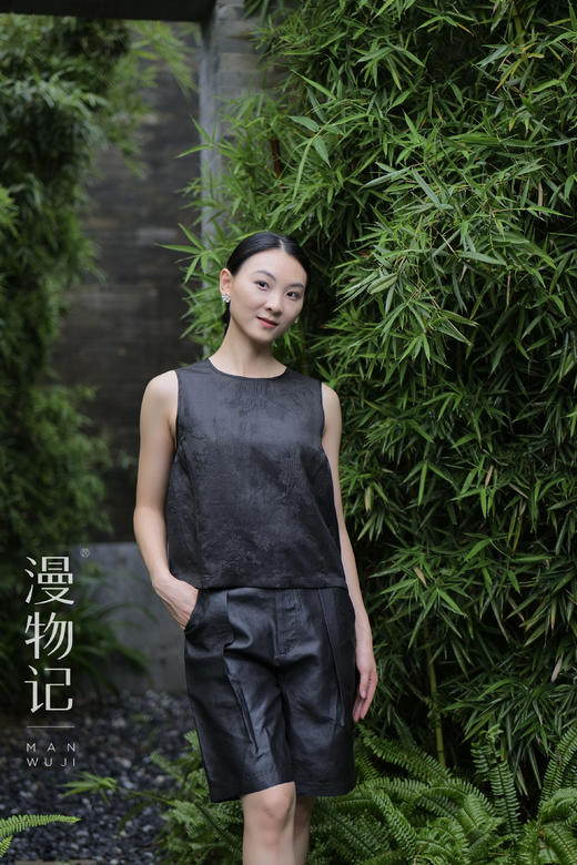 漫物记平板香云纱五分裤xys-w155 商品图0