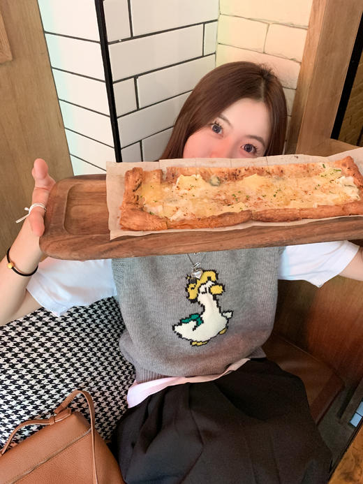 <曾小咸推荐> 小鸭子刺绣毛衣马甲背心 商品图11