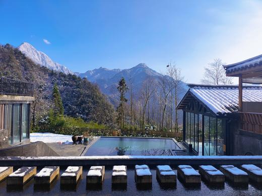 【崇州-274号院】5房泳池/温泉私汤小院，山巅院子、避暑，篝火、赏雪，儿童游玩、亲子房、壁炉+地暖/暖气ymks 商品图5