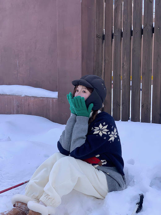 7色小暖炉两穿卫裤上新✔️重磅定制一条裤子重达650g加绒加厚‼️双倍保暖🔥冬天也能穿出不费力的慵懒感❗️ 商品图6