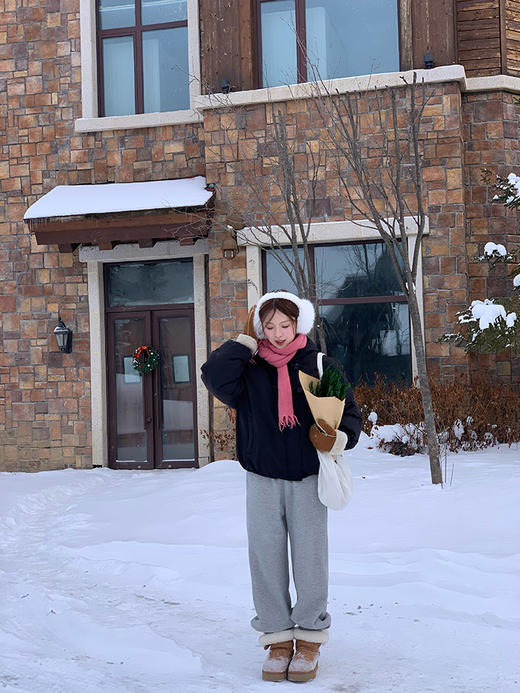 7色小暖炉两穿卫裤上新✔️重磅定制一条裤子重达650g加绒加厚‼️双倍保暖🔥冬天也能穿出不费力的慵懒感❗️ 商品图10