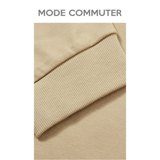 MC |MODE COMMUTER秋季裤脚收口经典高腰直通针织长裤男MCD102027G 商品图4