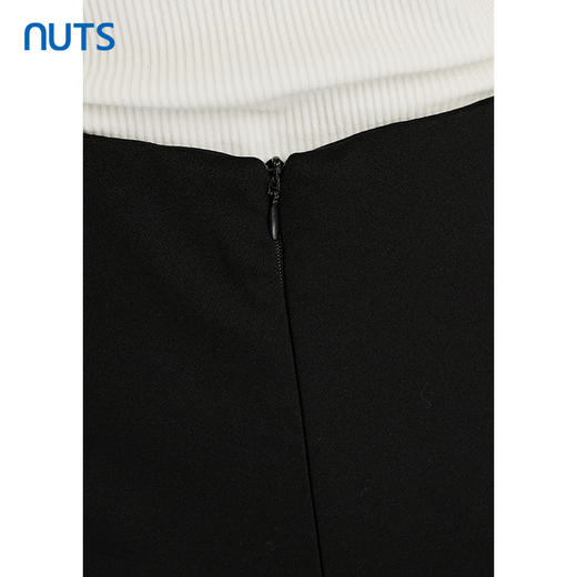 NUTS黑色高腰修身显瘦百搭气质铅笔裤休闲裤女241073067B 商品图4