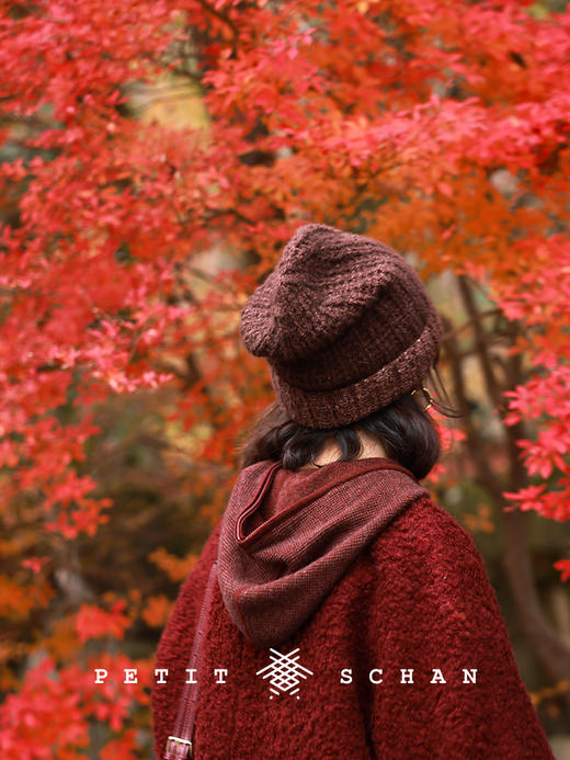 PETIT SCHAN小闪 #074 Inner Beauty 白馥美 羊绒手纺纱手工编织冷帽堆堆帽 商品图4