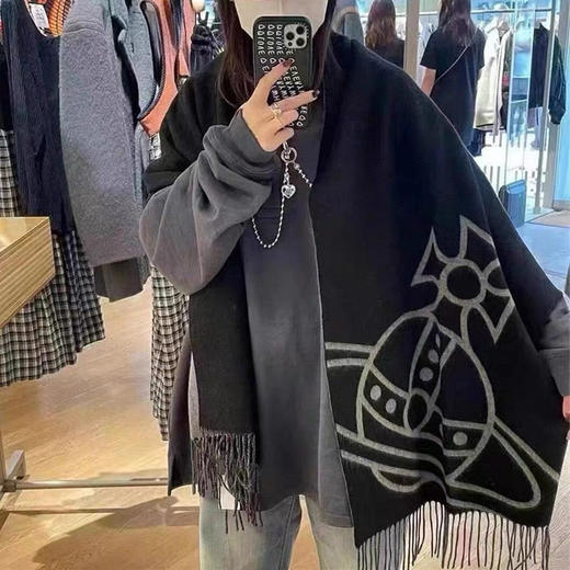 秋冬特惠💰280 西太后围巾 英国朋克教母“西太后Vivienne Westwood”爱的土星 商品图2