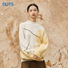 NUTS春季新款时尚气质百搭宽松半高领撞色针织套头衫女342052283 商品缩略图1