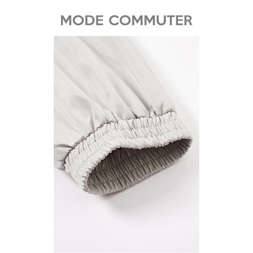 MC |MODE COMMUTER春季反光印花下摆收缩连帽夹克外套男MCD121011A 商品图4